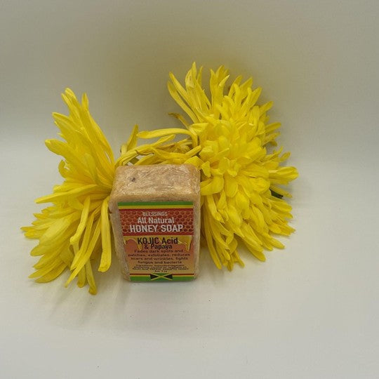 All Natural Honey Soap-Kojic Acid & Papaya