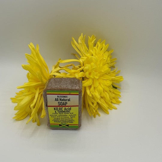 All Natural Soap-Kojic Acid & Turmeric 3oz