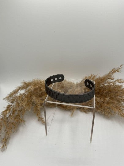 Black Magnetic Copper Cuff